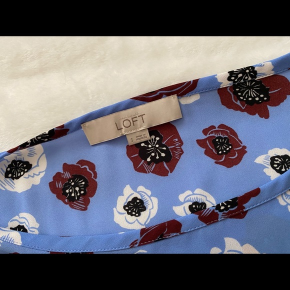 LOFT Floral Print Blouse - Picture 2 of 3